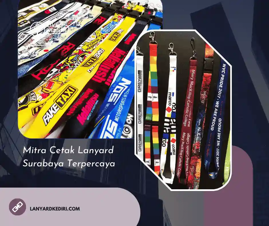 Jual Tali Lanyard di Surabaya Kualitas Premium Proses Cepat